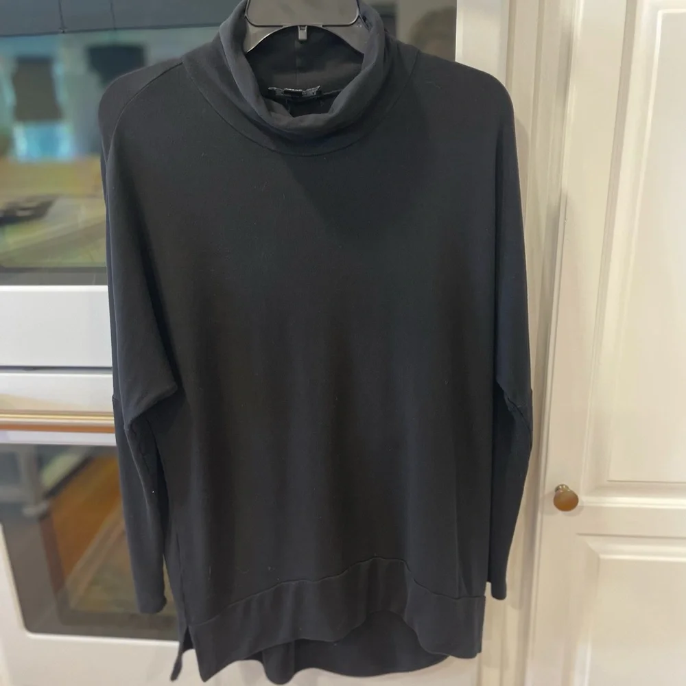Tribal Brand Black Cowl Neck Tunic - Picture 1 of 10